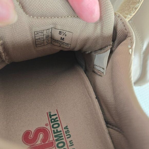 SAS Tripad Comfort Taupe Leather Womens Hook Loop Strap Shoes Size 8.5 - Picture 10 of 10